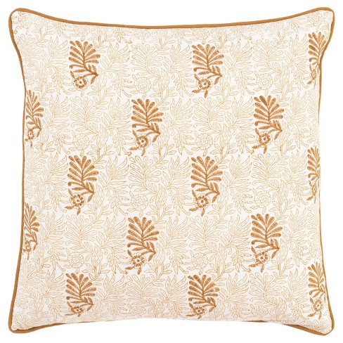 20x20 Oversize Solid Square Throw Pillow Ivory - Rizzy Home : Target