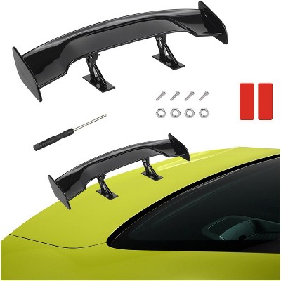 TruAIR 9.8" Mini Car Spoiler Wing (Black)