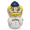 MLB Milwaukee Brewers Mascot Silk Touch Throw Blanket and 11" Plush: Sports Team Logo Design - 2 of 3
