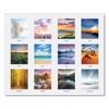 Earthscapes Recycled Desk Tent Monthly Calendar, Scenic Photography, 8.5 x 4.5, White Sheets, 12-Month (Jan to Dec): 2025 - 3 of 3