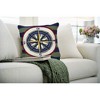 Liora Manne Frontporch Coastal Indoor/Outdoor Pillow.. - 2 of 4