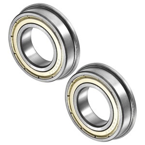 Unique Bargains Chrome Steel Durable Multipurpose Use Flanged Ball Bearing - 1 of 4