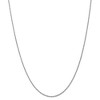 Black Bow Jewelry 1.5mm, 14k White Gold, Handmade D/C Solid Rope Chain Necklace - 3 of 4
