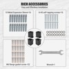 Post Base for Deck,Deck Post Bracket,Post Holder for Fence Deck,Pergola and Gazebo - 3 of 4