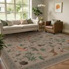 Abynow Medallion Distressed Persian Indoor Area Rug - 2 of 4