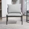 XINGHANZHENXUAN Modern Accent Lounge Chair, Comfortable Armchair with Cushioned Seat and Backrest for Living Room or Bedroom - 2 of 4