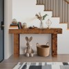 63" Console Table, Farmhouse Narrow Entryway Table , Long Sofa Table, Console Tables for Entryway - 3 of 4