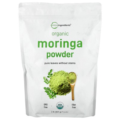 Micro Ingredients Organic Moringa Powder, 2 lb (907 g)