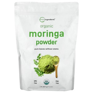 Micro Ingredients Organic Moringa Powder, 2 lb (907 g) - 1 of 2