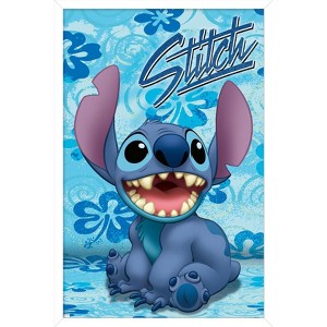 Trends International Disney Lilo and Stitch - Sitting Framed Wall Poster Prints - 1 of 4