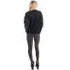 Women's Shimmer Season Sequin Sweater - SHE + SKY - 3 of 3