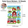 Big Dot of Happiness Farm Animals - Barnyard Baby Shower or Birthday Party Favor Sticker Set - 12 Sheets - 120 Stickers - image 3 of 4