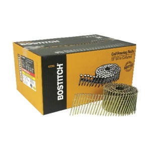 Bostitch 3 in. L X 11 Ga. Angled Coil Galvanized Framing Nails 15 deg 2700 pk - 1 of 1