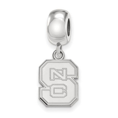 Black Bow Jewelry Sterling Silver North Carolina State Wolfpack NCAA Bead Charm