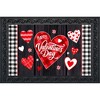 Briarwood Lane Valentine's Doormat 30x18 Indoor Outdoor Scattered Hearts For Valentine's Doormat - 2 of 4