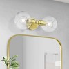 Livex Lighting Downtown 2 - Light Vanity in  Satin Brass - 4 of 4
