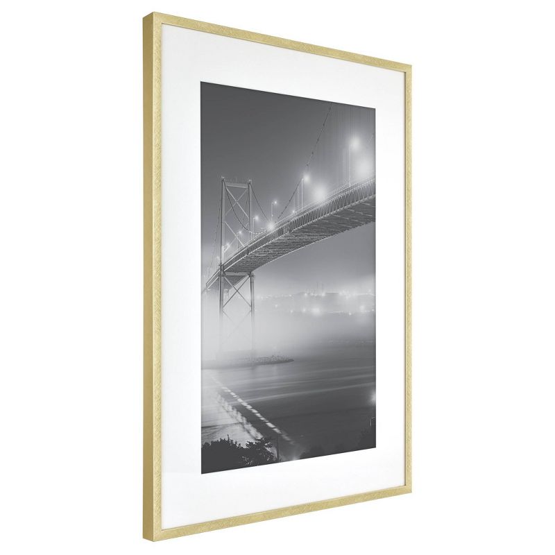 Thin Metal Matted Gallery Frame Gold - Threshold™, 3 of 13