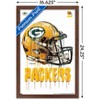 Trends International NFL Green Bay Packers - Drip Helmet 20 Framed Wall Poster Prints - 3 of 4