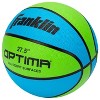 Franklin Sports Junior Optima 27.5'' Rubber Basketball - Blue/Green - 3 of 3