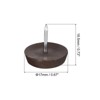Unique Bargains Plastic Anti-slip Furniture Noise Reduction Furniture Glides 50 Pcs - 2 of 4