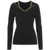 Women's Studded V-Neck Sweater - LASCANA - 4 of 4