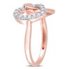EVERLY JEWELRY | Rose Plated Sterling Silver 2/5 CT TGW White Topaz Fashion Ring - 2 of 4