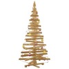 vidaXL Christmas Trees with Stand Brown 70.9" Solid pine wood - 3 of 4