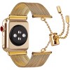 Worryfree Gadgets Metal Dressy Band for Apple Watch 38/40/41mm Series 8 7 6 SE 5 4 3 2 1 - 3 of 4