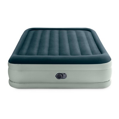 Intex Elevated 18" Premium Comfort Queen Air Mattress with Internal Pump