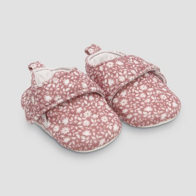 Image of Carter's Just One You® Baby Quilted Construction Slippers - White/Red 0-3M