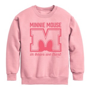 Boys' - Disney - Minnie Mouse Graphic Long Sleeve Fleece Sweatshirt - 1 of 4