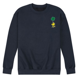 Men's - Peanuts - Woodstock Clover Graphic Fleece Sweatshirt - 1 of 4
