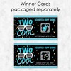 Big Dot of Happiness Two Cool - Boy - Blue 2nd Birthday Party Game Scratch Off Cards - 22 Count - 3 of 4