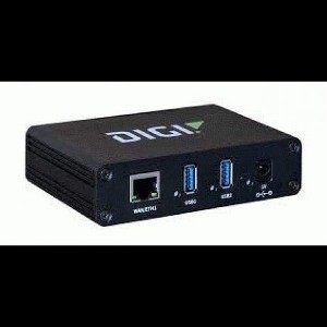 Digi USB/Ethernet Combo Hub - Connect USB Devices Anywhere - Model AW02G300 - 1 of 4