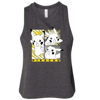Women's - Pokémon - Pikachu Panel Art Graphic Racerback Tank