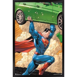 Trends International DC Comics - Superman - Car Framed Wall Poster Prints - 1 of 4