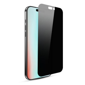 MyBat Pro 360° Privacy Full Coverage Tempered Glass for Apple iPhone 17 Pro Max / 16 Pro Max - Black - 1 of 4