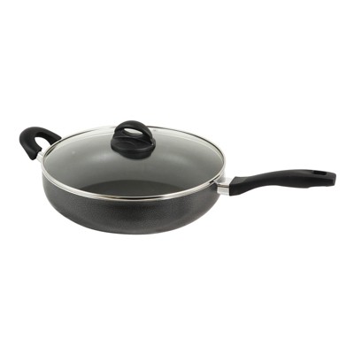 Oster Clairborne 12 Inch Aluminum Sauté Pan With Lid In Charcoal Grey ...