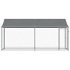 Dog Cage Grey Galvanized Steel 13.1 x 6.6 x 6.6 ft DurablevidaXL - 4 of 4