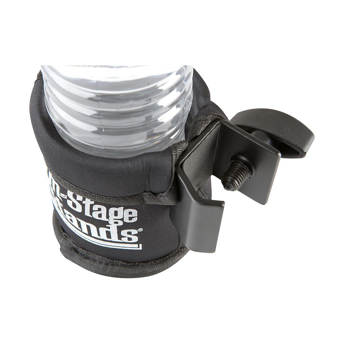 On-Stage Microphone Stand Cup Holder Black Universal Clamp - thumbnail 4