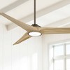 68" Minka Aire Modern Indoor Ceiling Fan with LED Light Remote Control Heirloom Bronze for Living Room Kitchen Family Dining Home - 2 of 4