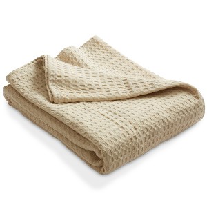 Saloniture Massage Table Blanket - 60" x 90" Soft Waffle Weave Spa Throw - 1 of 4