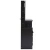 CAVINAS 29.2" Black Vanity Desk Stylish Aesthetic Room Decor Extra Large Right Sliding Mirror Vanity Mirror for Bedroom - 4 of 4