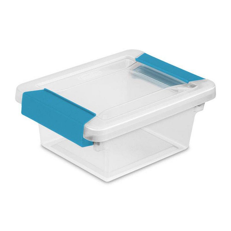 Sterilite Plastic Miniature Clip Storage Box Container with Latching Lid for Home, Office, Workspace, and Utility Space Organization, 2 of 7