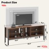 Bestier 63” Gaming TV Stand for TVs up to 70” , Gaming Entertainment Center TV Console with LED Lights & Shelves - 4 of 4
