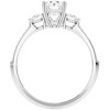 Pompeii3 1 1/10Ct Diamond & Moissanite Accent Engagement Ring in 10k Gold - 3 of 4