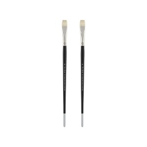 Creative Mark Pro Stroke Premium White Chungking Hog Bristle Artist Paint Brush - Bright - Natural Bristle Brush w/ Great Control Suitable for Oils, - 1 of 3