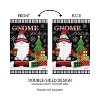 Evergreen Gnome for the Holidays Garden Suede Flag 12.5 x 18 Inches Indoor Outdoor Decor - 4 of 4