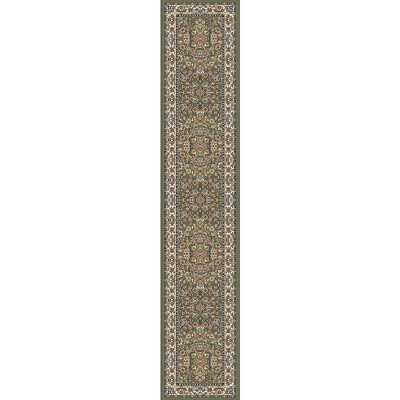 Ancient Garden 57078 Green/Ivory 2.2X11 Runner
