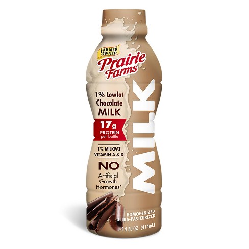 Prairie Farms 1% Chocolate Milk UHT - 14 fl oz - image 1 of 3
